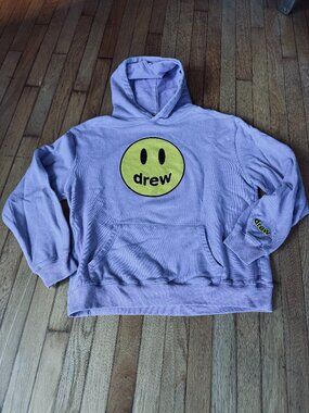 Drew House, Lavender Hoodie. SZ Large